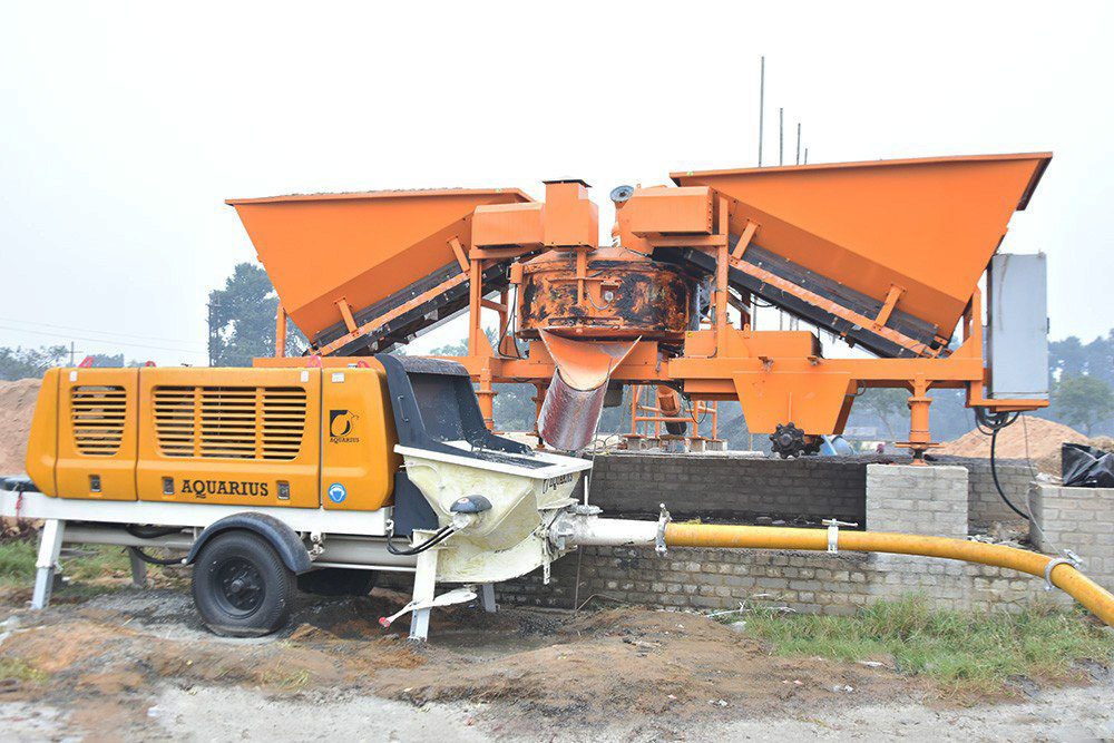 20 Cubic meter Concrete plant Rental