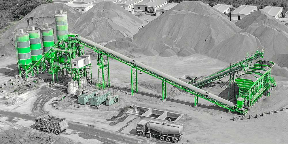 120 Cubic meter Concrete Plant Rental