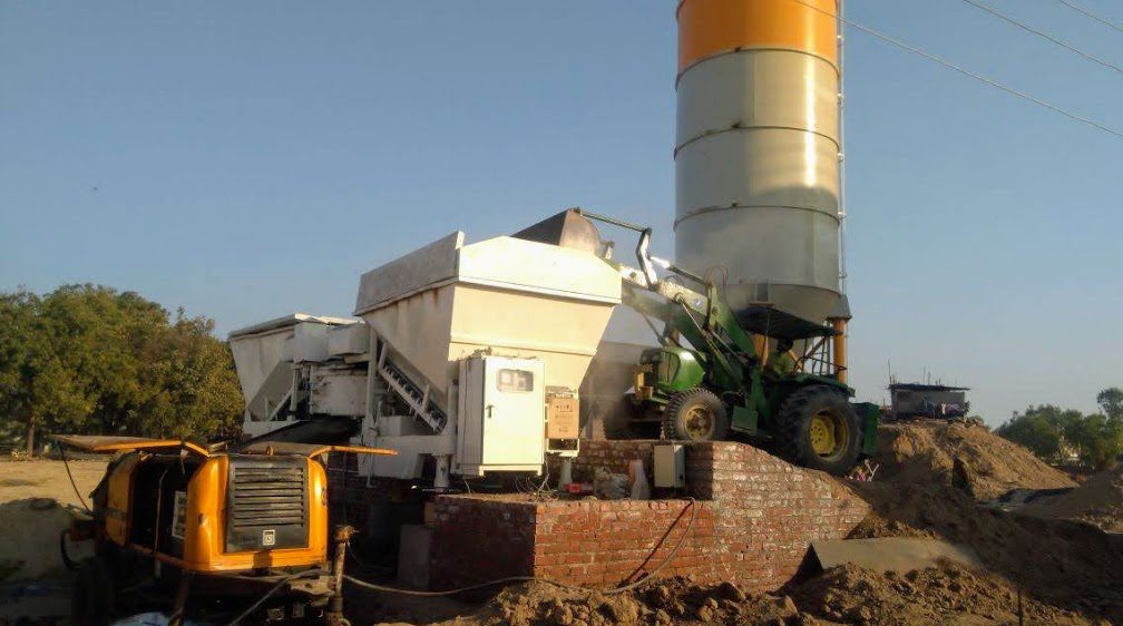 Concrete Plant and Concrete Pump combo