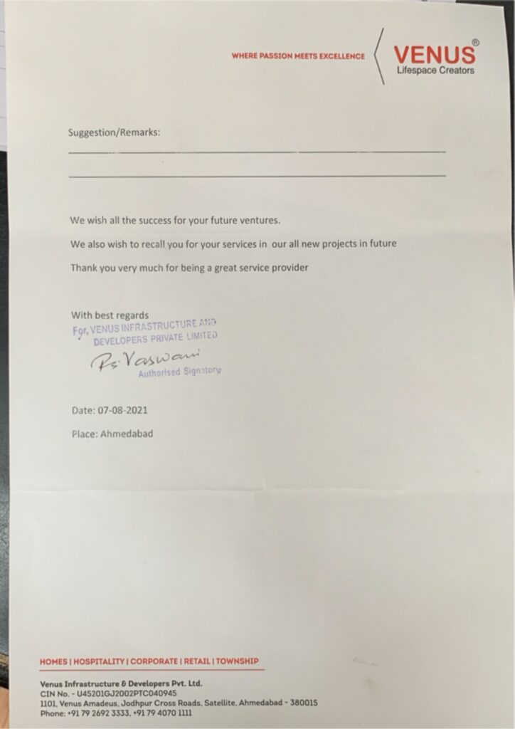 Venus Stratum Testimonial