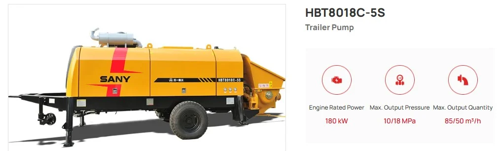 Sany hbt 80C - Parishi Rental Services