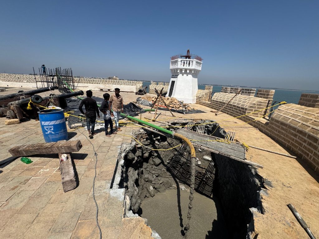 Diu Fort Concrete Pumping