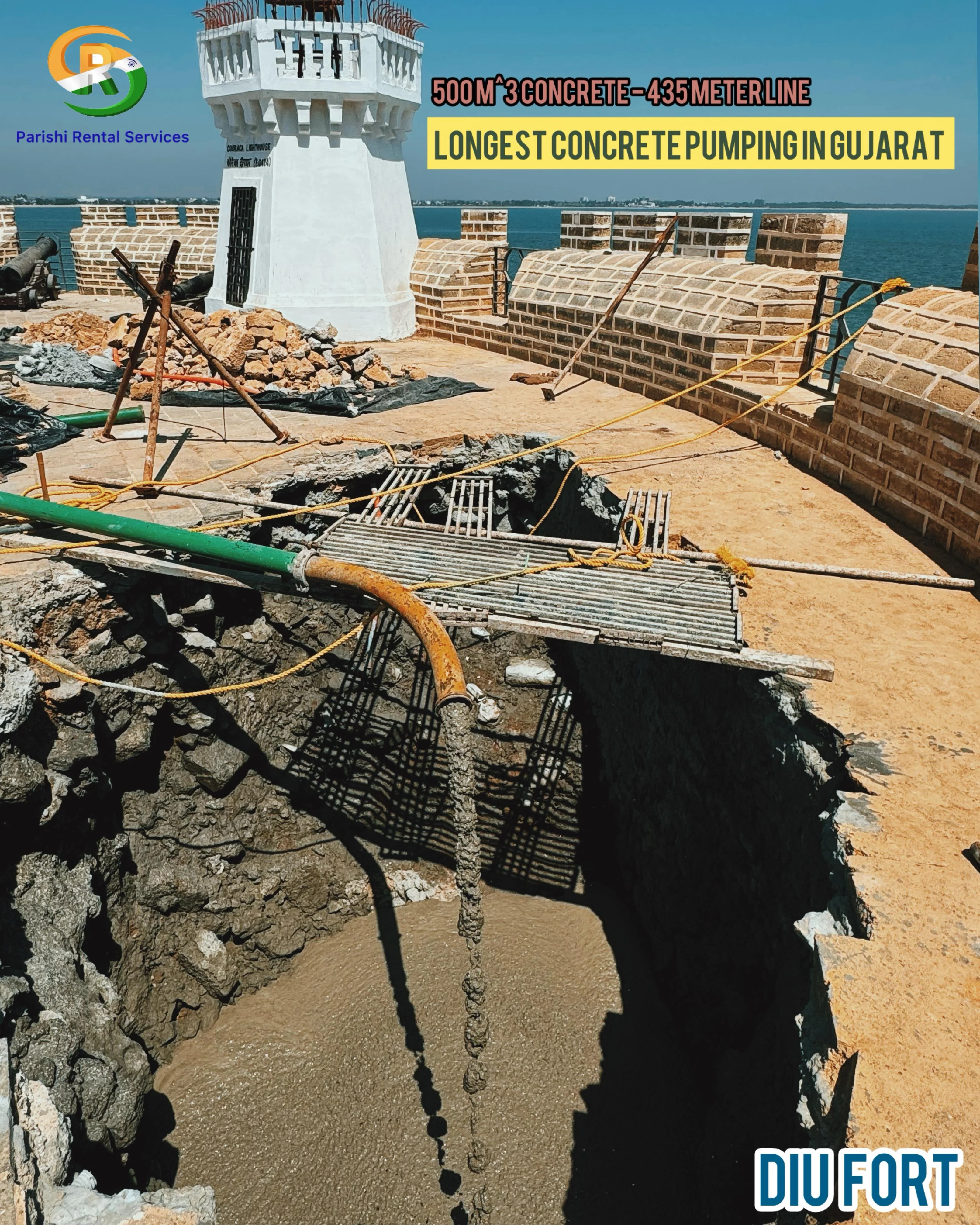 Longest concrete Pumping