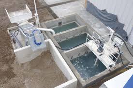 Water recycle unit for eco friendly concrete