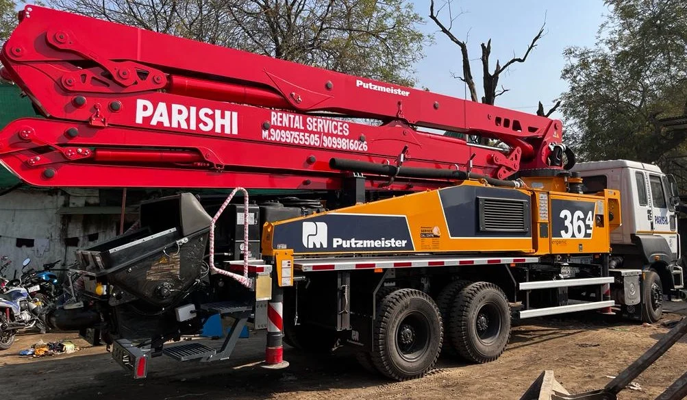 Concrete Boom pump in BIAL
